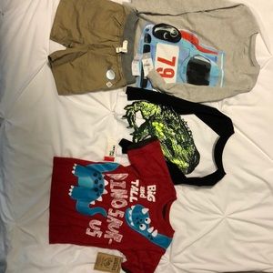Lot of 4T toddler boy clothes, all NWT